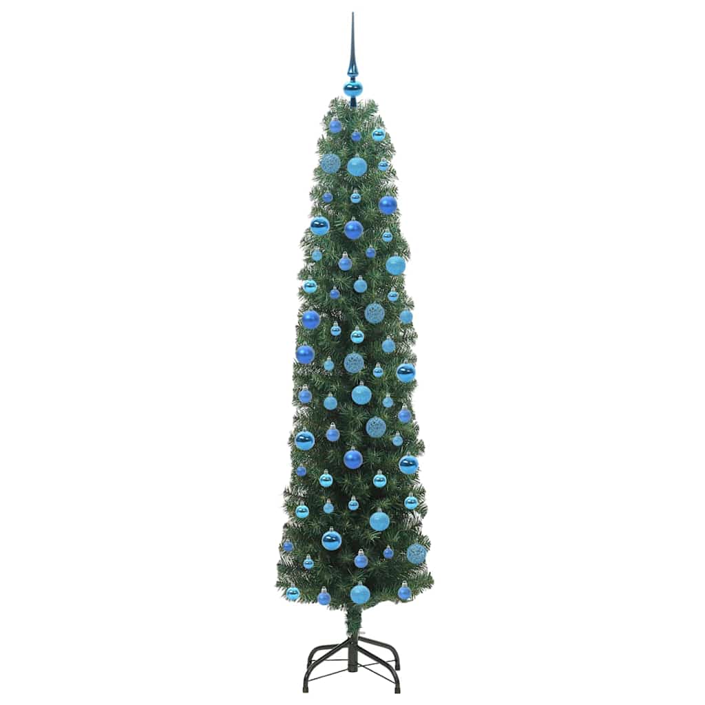 Artificial Christmas Tree with 300 LEDs with Stand Green 180 cm